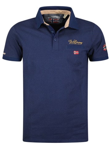 Geographical Norway Koszulka polo "Kingdom" w kolorze granatowym