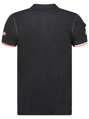 Geographical Norway Poloshirt "Karadock" in Schwarz