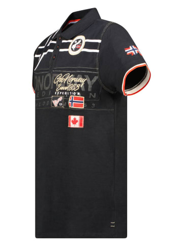 Geographical Norway Poloshirt "Karadock" in Schwarz