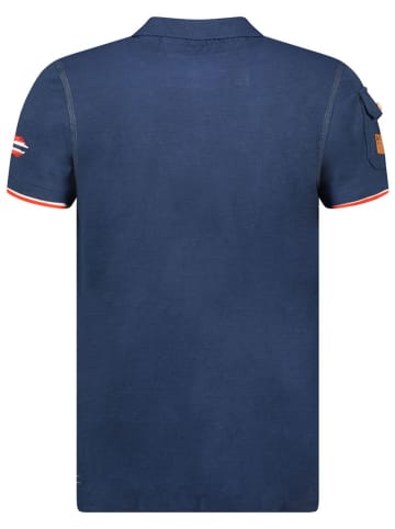 Geographical Norway Koszulka polo "Karadock" w kolorze granatowym