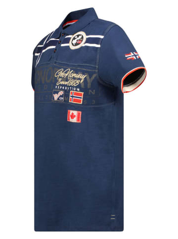 Geographical Norway Koszulka polo "Karadock" w kolorze granatowym