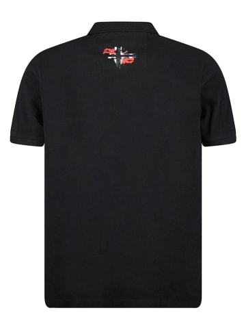 Geographical Norway Poloshirt "Ketchup" in Schwarz