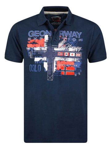 Geographical Norway Poloshirt "Ketchup" donkerblauw