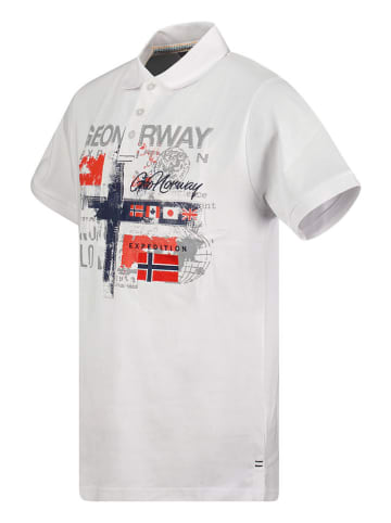 Geographical Norway Koszulka polo "Ketchup" w kolorze białym