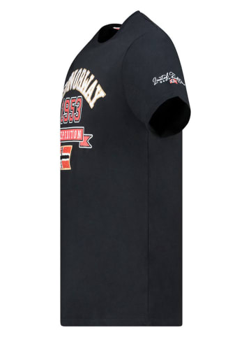 Geographical Norway Shirt "Jollegio" in Schwarz