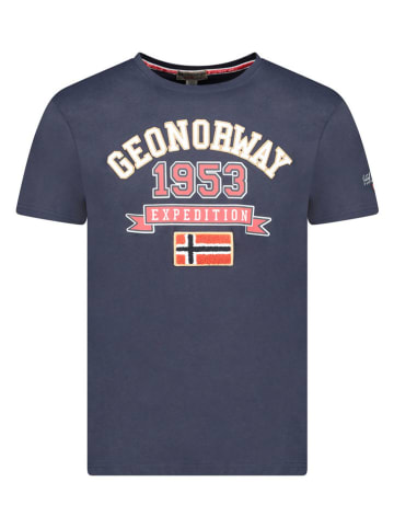 Geographical Norway Shirt "Jollegio" donkerblauw