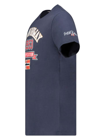 Geographical Norway Shirt "Jollegio" in Dunkelblau
