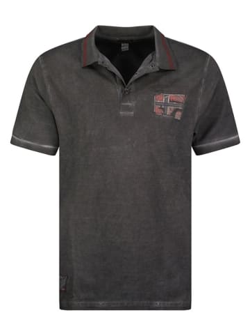 Geographical Norway Poloshirt in Schwarz