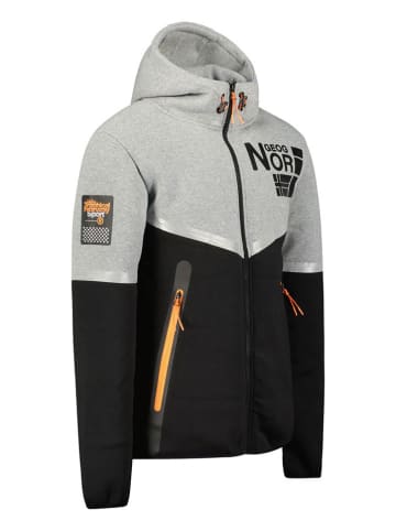 Geographical Norway Sweatvest "Ganas" lichtgrijs/zwart