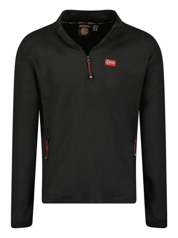 Geographical Norway Fleecepullover "Ulysse" in Schwarz