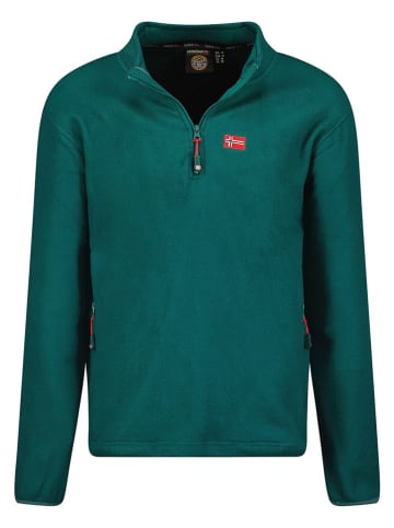 Geographical Norway Fleecepullover "Ulysse" in Dunkelgrün