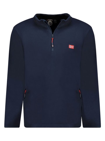 Geographical Norway Fleece trui "Ulysse" donkerblauw