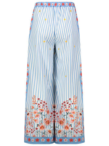 Sublevel Marlenehose in Hellblau/ Weiß