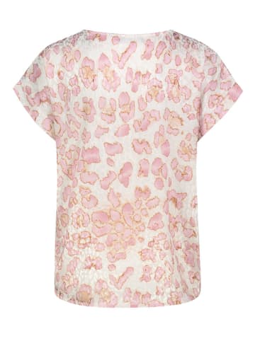 Sublevel Bluse in Weiß/ Rosa