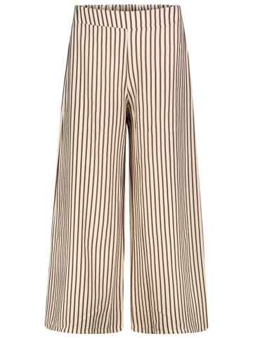 Sublevel Marlenehose in Braun/ Weiß