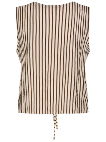 Sublevel Gilet bruin/wit