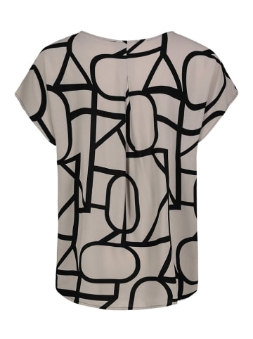 Sublevel Bluse in Taupe/ Schwarz