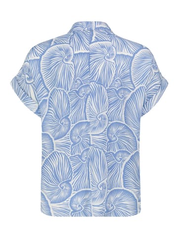 Sublevel Bluse in Hellblau/ Weiß