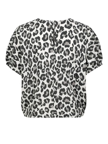 Sublevel Bluse in Weiß/ Schwarz