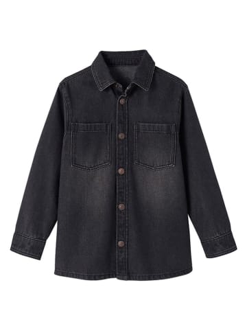 vertbaudet Spijkerblouse antraciet