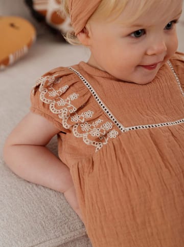 vertbaudet Jumpsuit in Hellbraun