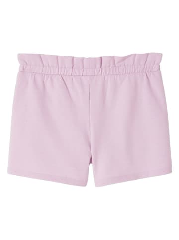 vertbaudet 2er-Set: Shorts in Lila/ Grau