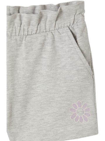 vertbaudet 2er-Set: Shorts in Lila/ Grau