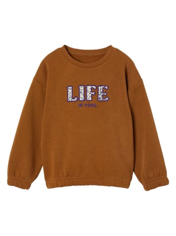 vertbaudet Sweatshirt in Hellbraun