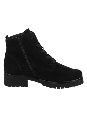 Gabor Comfort Leder-Stiefeletten in Schwarz