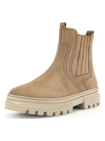 Gabor Comfort Leder-Boots in Beige