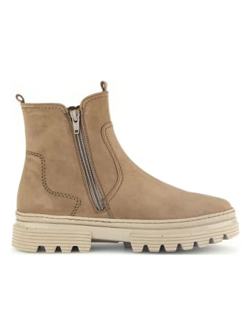 Gabor Comfort Leder-Boots in Beige
