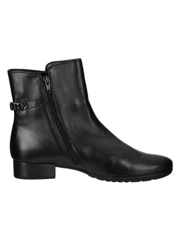 Gabor Comfort Leder-Boots in Schwarz