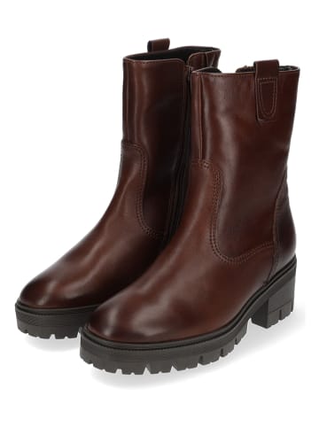 Gabor Comfort Leder-Stiefeletten in Braun