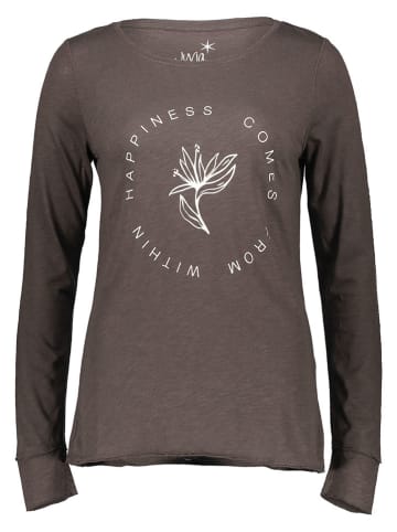 Juvia Longsleeve in Dunkelbraun
