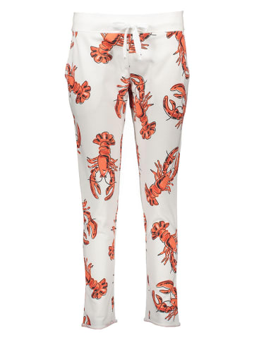 Juvia PyjamaHose in Weiß/ Rot