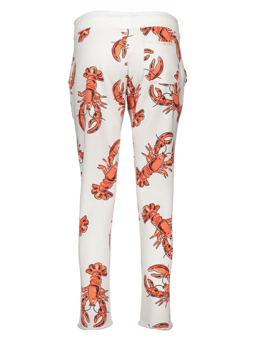 Juvia PyjamaHose in Weiß/ Rot
