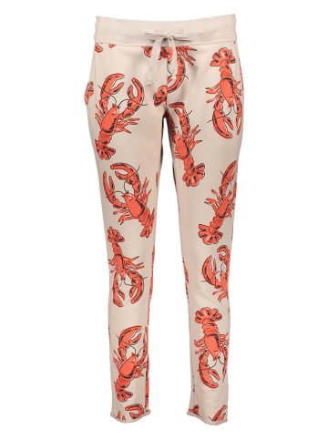 Juvia Pyjama-Hose in Sand/ Rot