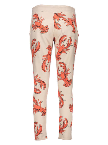 Juvia Pyjama-Hose in Sand/ Rot