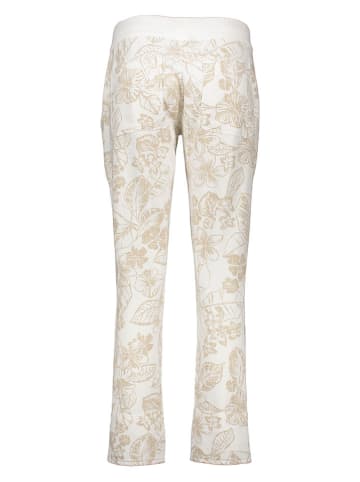 Juvia Pyjama-Hose in Weiß/ Beige