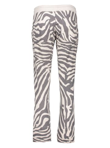 Juvia Pyjama-Hose in Creme/ Grau