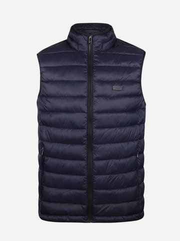 McGregor Doorgestikte bodywarmer donkerblauw