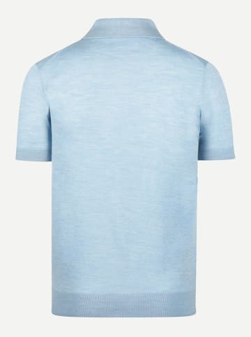 McGregor Wollpoloshirt in Hellblau