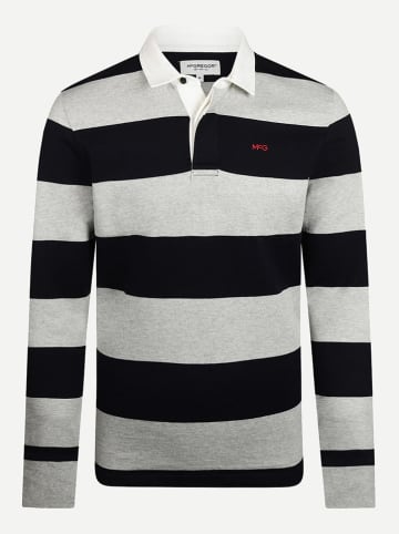 McGregor Pololongsleeve in Grau/ Schwarz