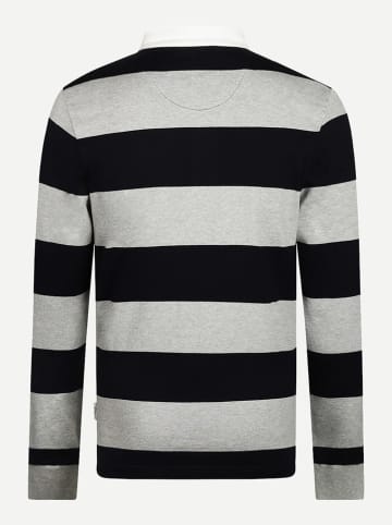McGregor Pololongsleeve in Grau/ Schwarz