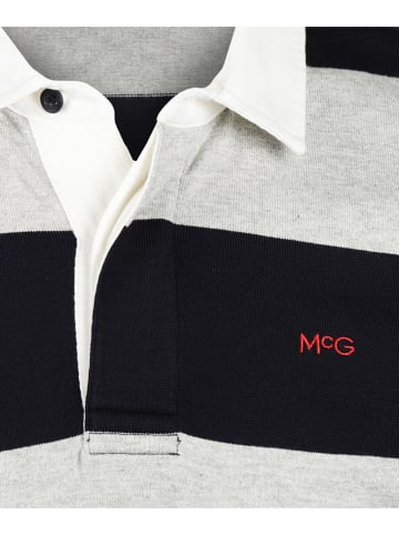 McGregor Pololongsleeve in Grau/ Schwarz