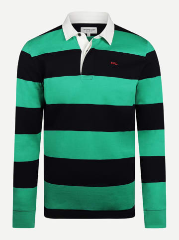McGregor Pololongsleeve groen/zwart