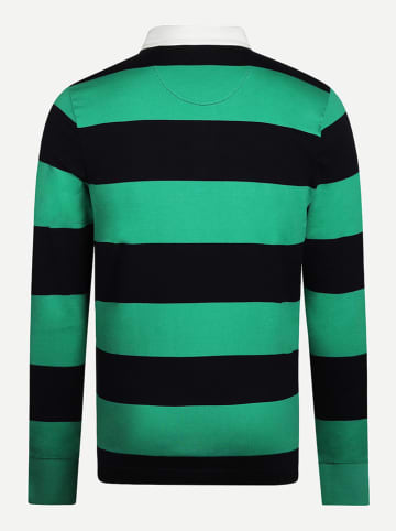 McGregor Pololongsleeve groen/zwart