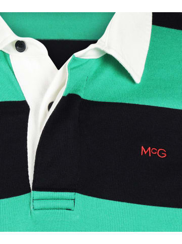 McGregor Pololongsleeve groen/zwart