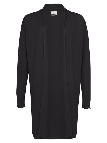 FYNCH-HATTON Leinen-Cardigan in Schwarz