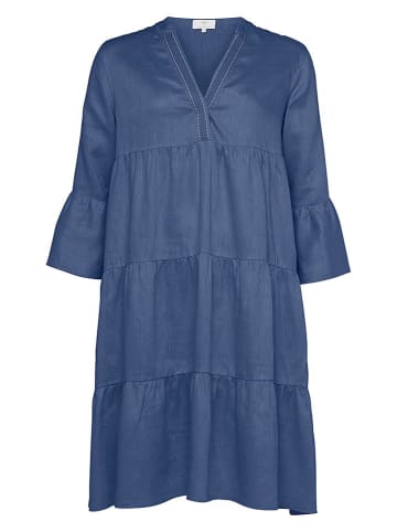 FYNCH-HATTON Leinen-Kleid in Dunkelblau